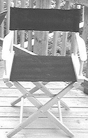 Front view of completed chair.